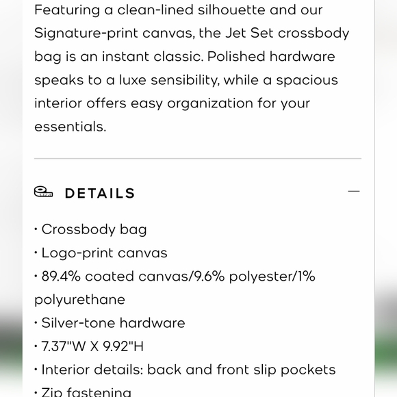 MICHAEL KORS Jet Set Large Printed Logo Crossbody Bag NWT - Picture 12 of 13